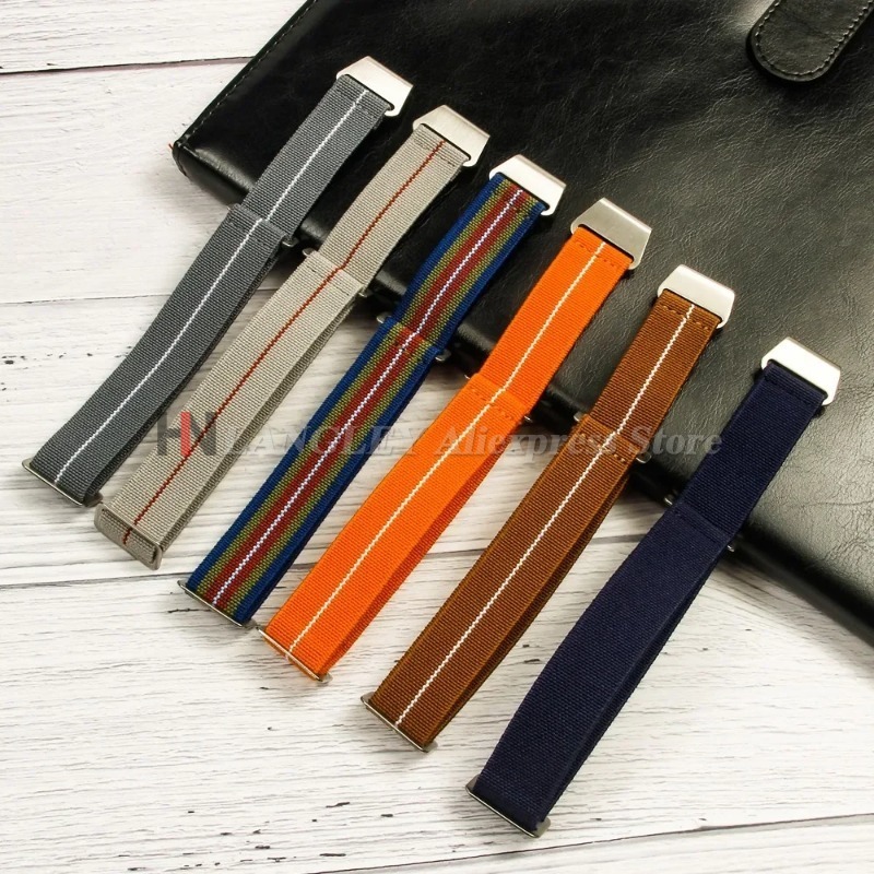 Parachute Strap Elastic - Elastic Nylon Watch Band for Seiko