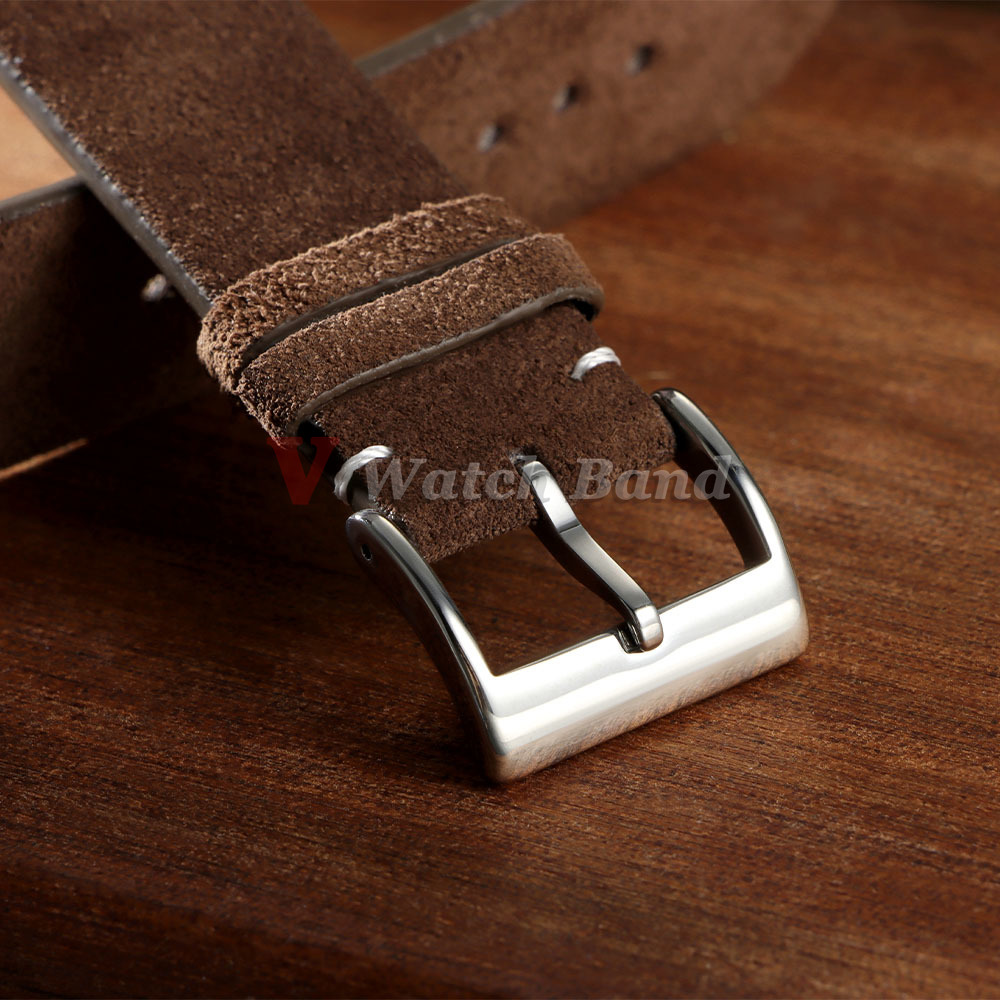 20mm 22mm High Quality Suede C - đánh giá và giá Suede Strap Watch